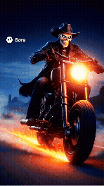 A person riding a motorcycle

Description automatically generated