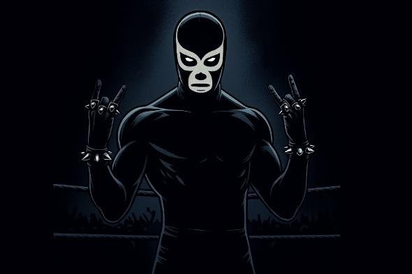A person in a mask

Description automatically generated