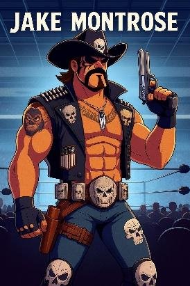 A cartoon of a person holding guns

Description automatically generated
