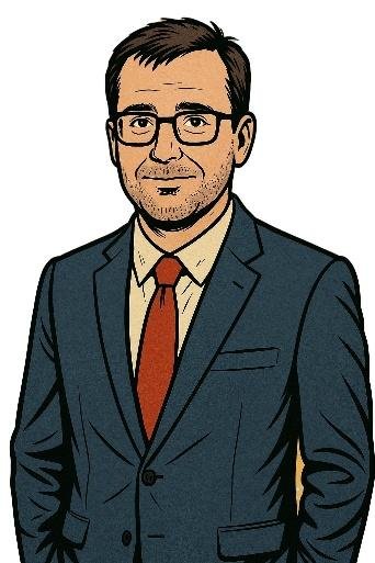 A person in a suit and tie

Description automatically generated