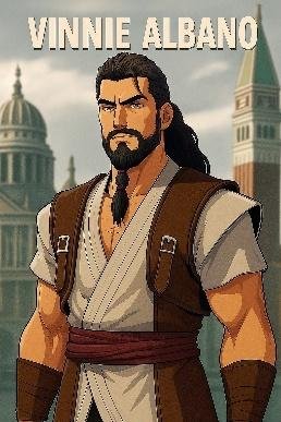 A cartoon of a person with a beard

Description automatically generated