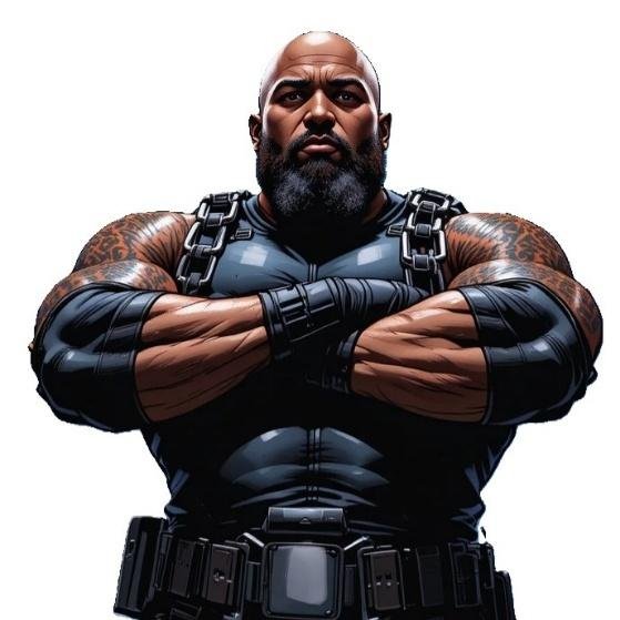 A person with arms crossed

Description automatically generated