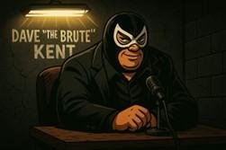 A cartoon of a person wearing a mask and sitting at a desk

Description automatically generated