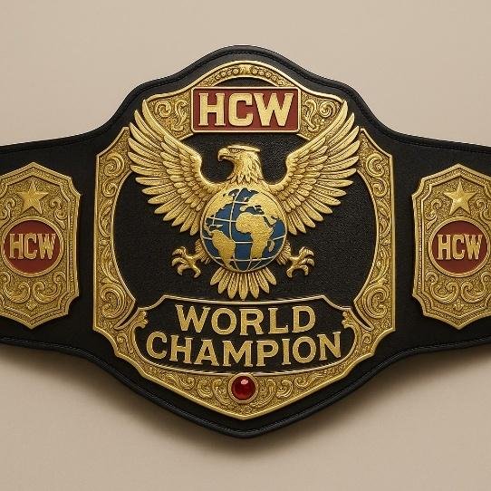 A belt buckle with a gold eagle and a globe

Description automatically generated
